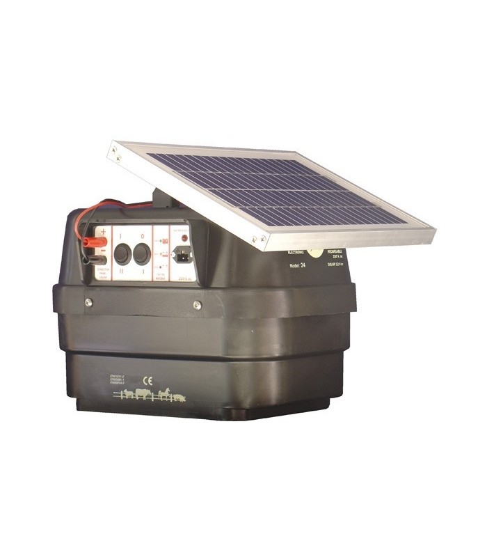 Pastor eléctrico Ion HCM-S recargable con panel solar